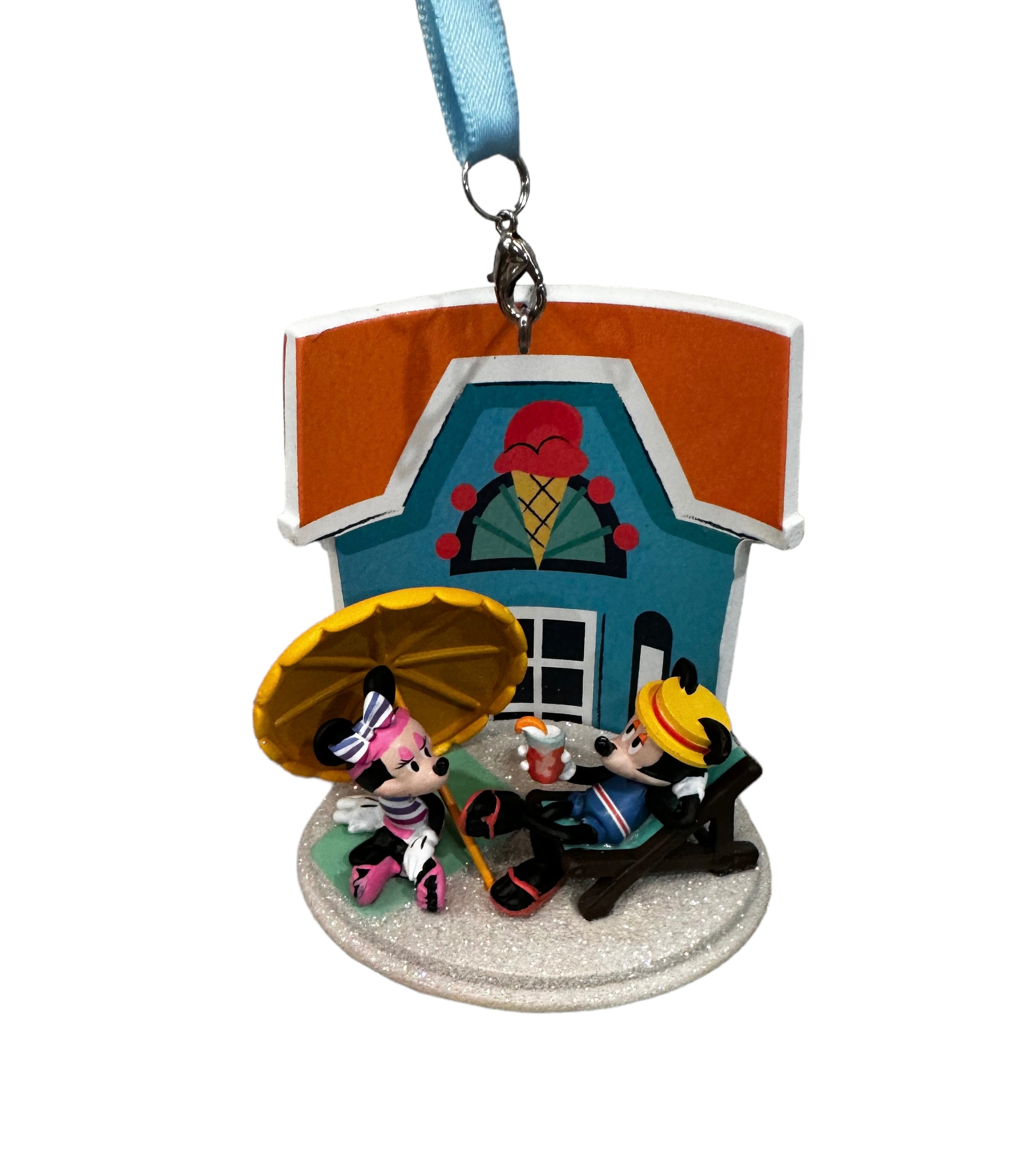 ラッピング・包装 Disney Vacation Club Ornament 2013 Disney Beach Club Resort Beaches & Cream Mickey & Minnie Ornament