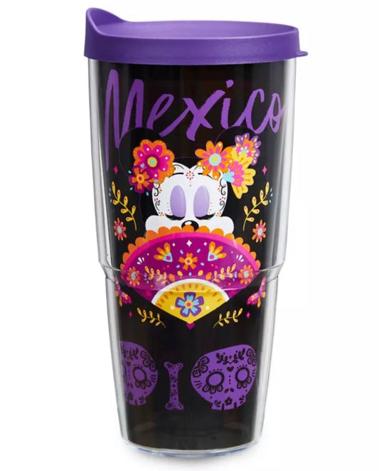 Disney Epcot Mexico Pavilion Minnie Tervis Tumbler Cup