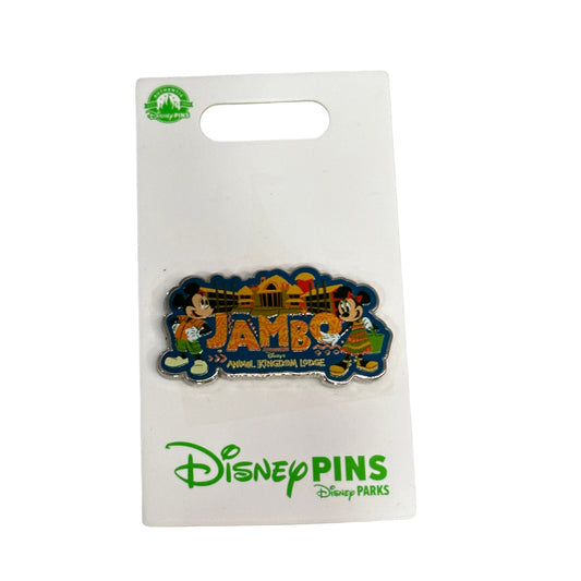 Disney Animal Kingdom Lodge Jambo Pin Minnie & Mickey