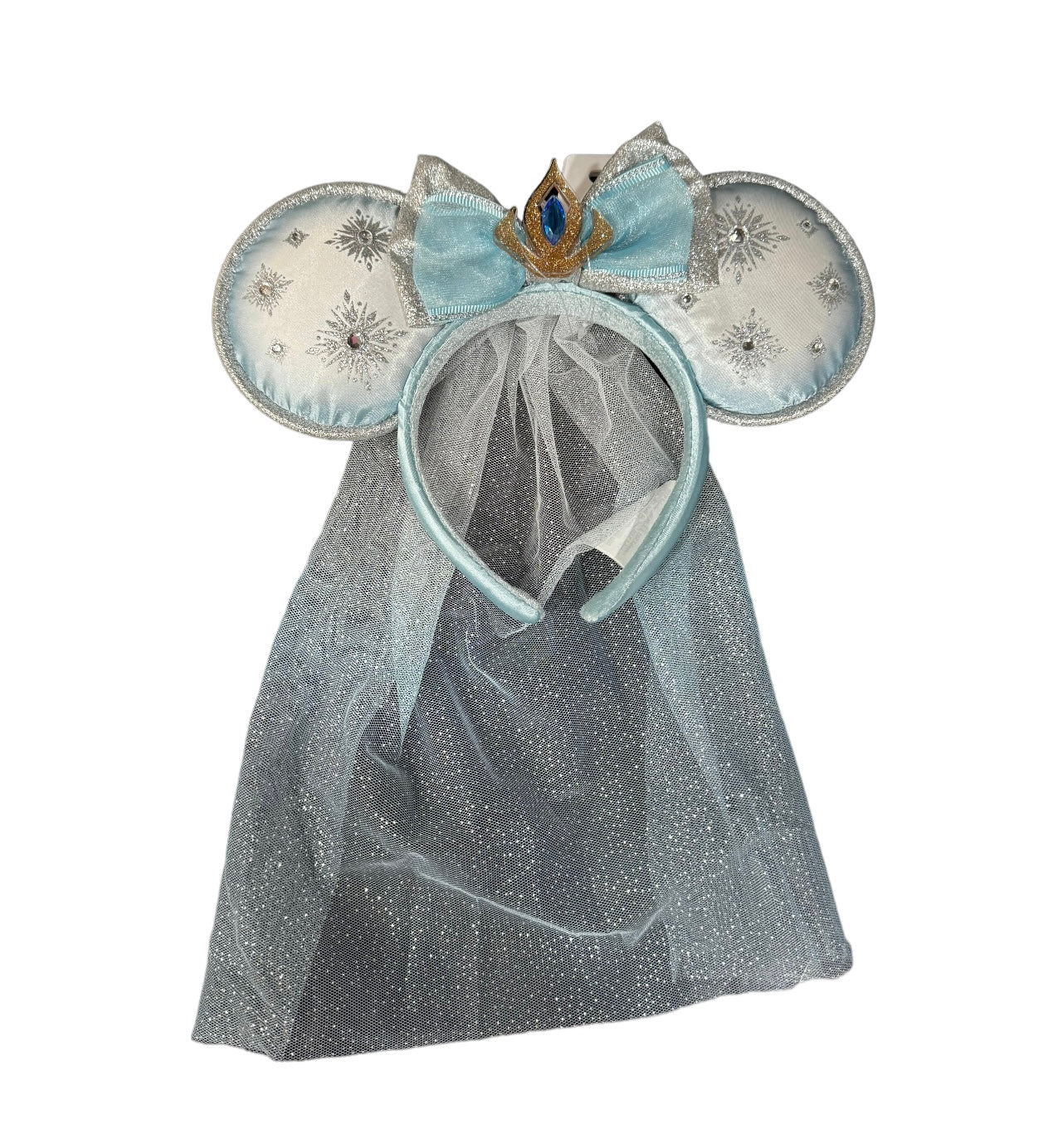 Disney Frozen Elsa Minnie Ears Headband with Veil