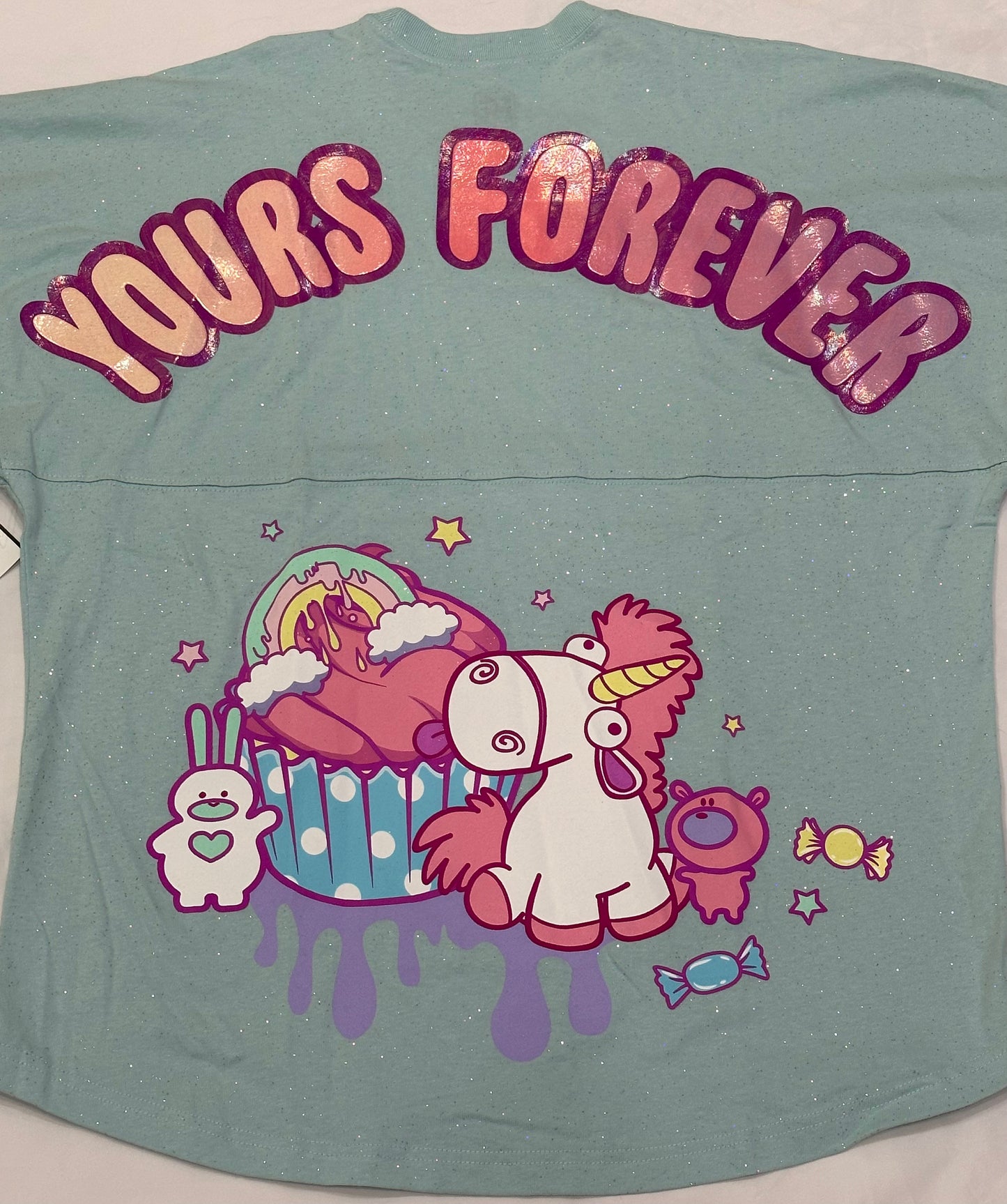 Universal Studios Minions Bake My Day Yours Forever Fluffy Unicorn Spirit Jersey