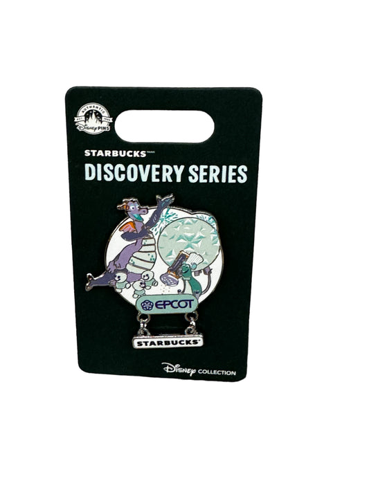 Disney Starbucks Discovery Series Epcot Pin-Figment