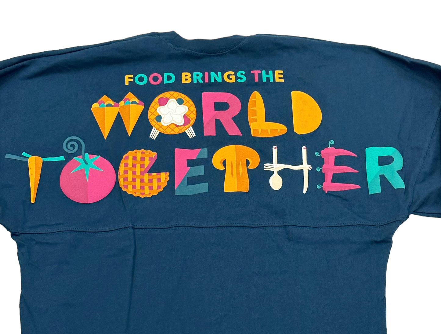 Disney Epcot Food & Wine Festival 2022 Spirit Jersey Food Brings the World Together