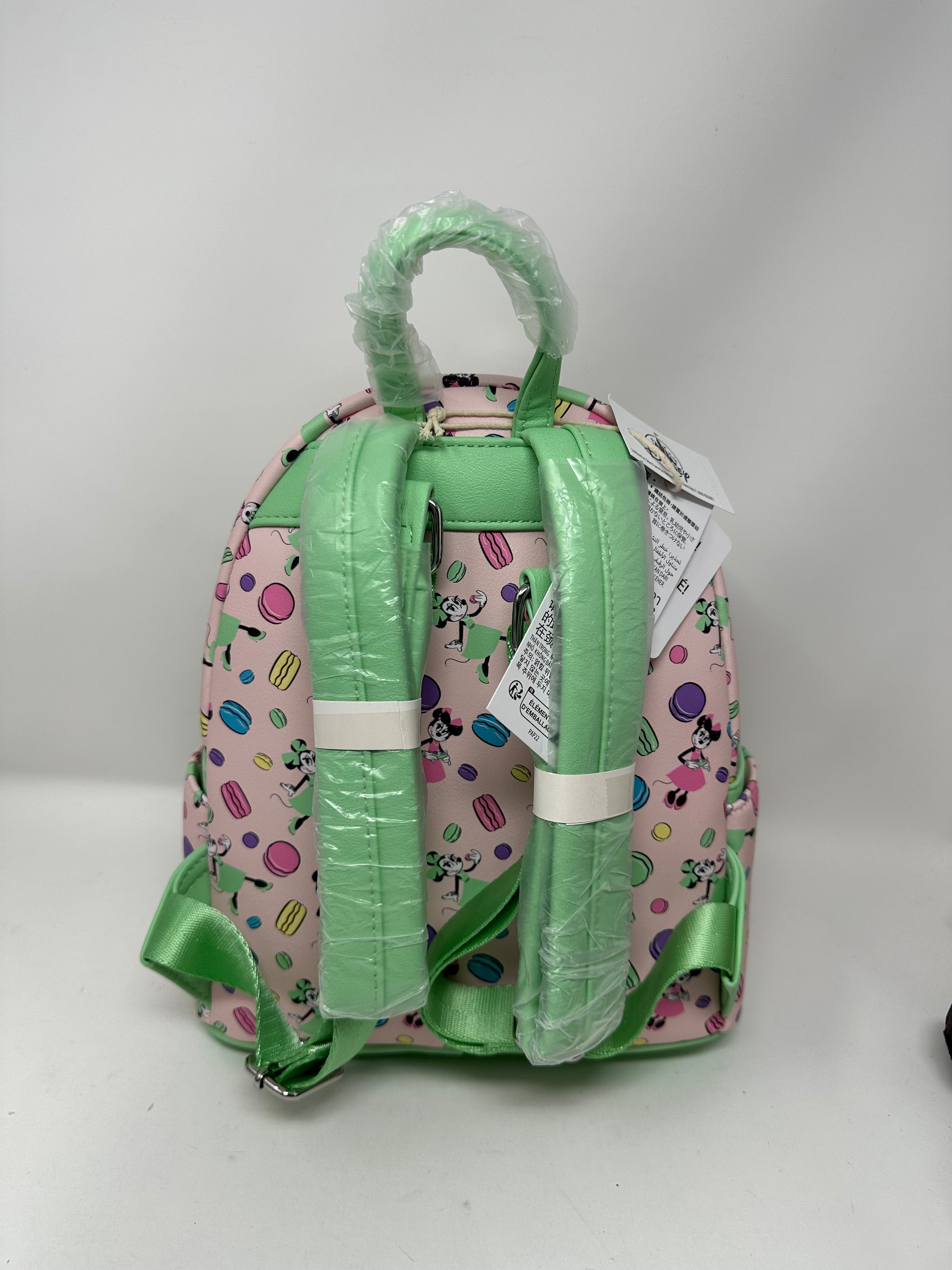 Disney Epcot France Minnie Macaron Loungefly Backpack Purse