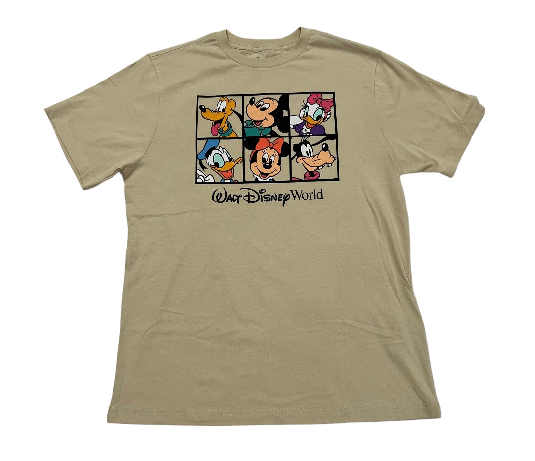 Walt Disney World Mickey & Friends 6 Character Shirt