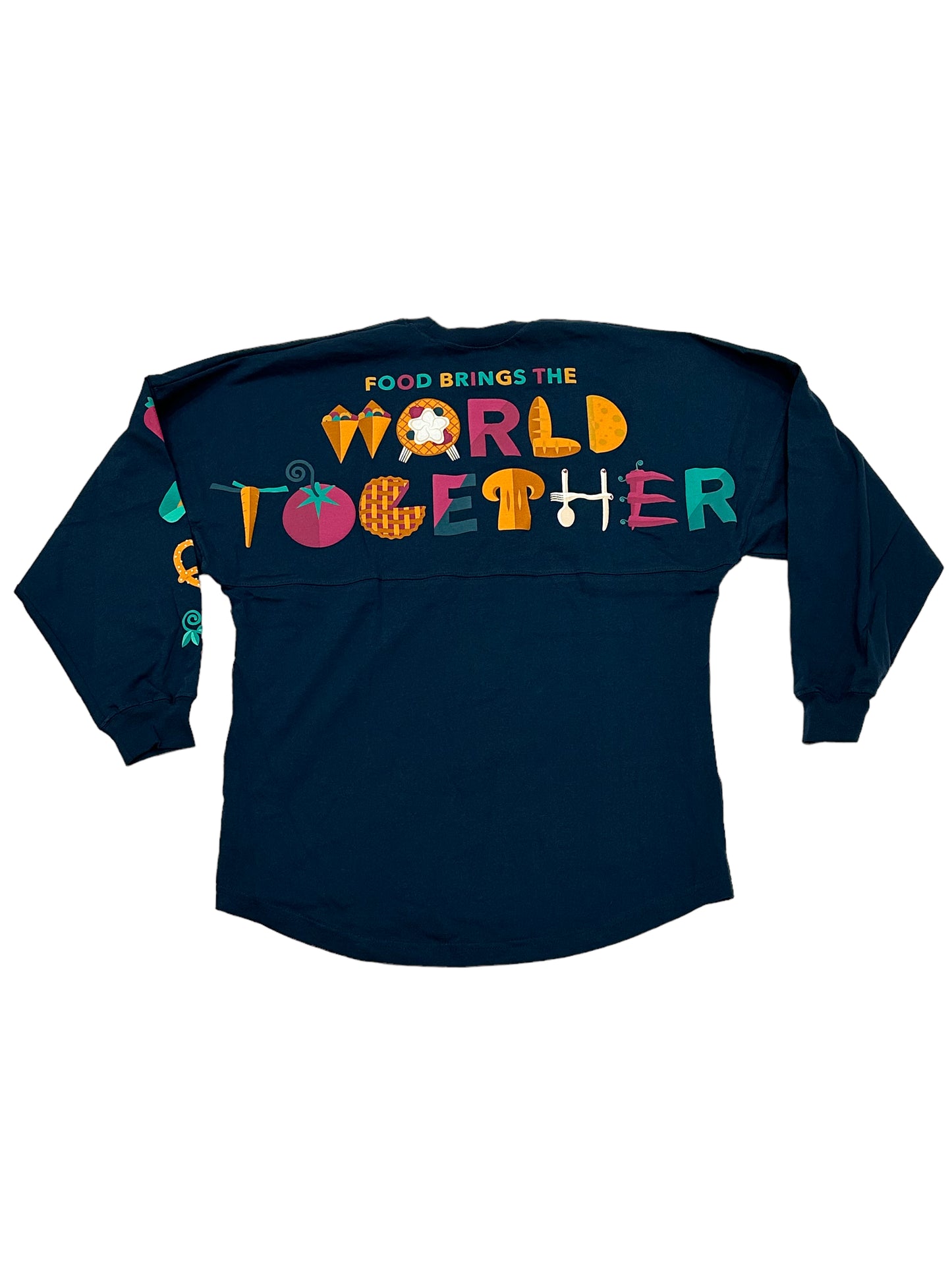 Disney Epcot Food & Wine Festival 2022 Spirit Jersey Food Brings the World Together