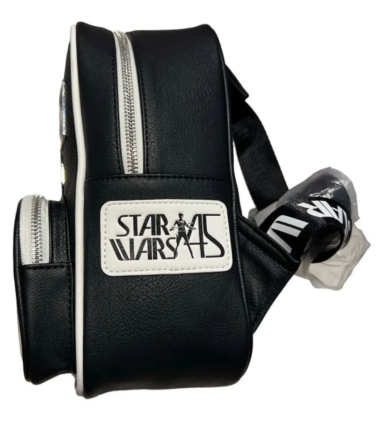 disney star wars leather backpack Disney Star Wars Vintage Action Figures Loungefly Sling Bag Backpack – World of Treasures
