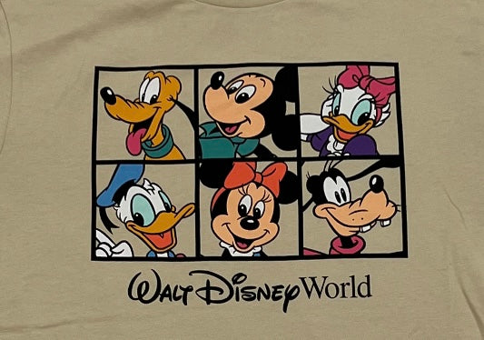 Walt Disney World Mickey & Friends 6 Character Shirt