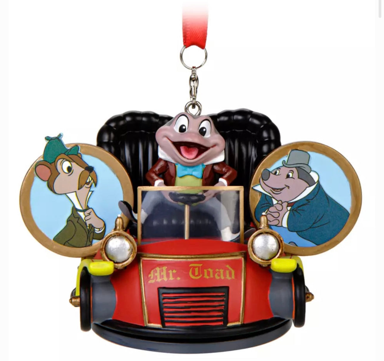 Disney Mr. Toad Wild Ride Ear Hat Ornament