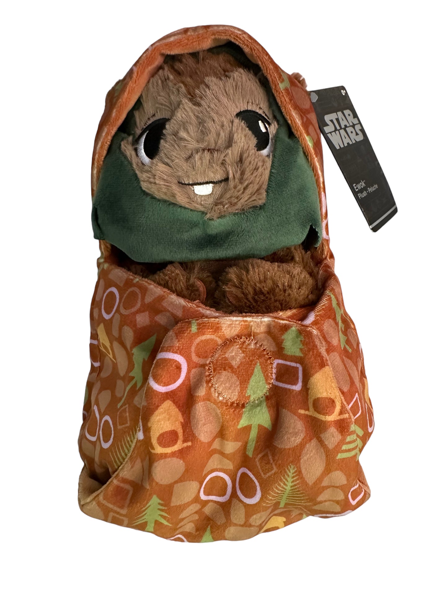 Disney Babies Star Wars Ewok in Hooded Blanket Pouch