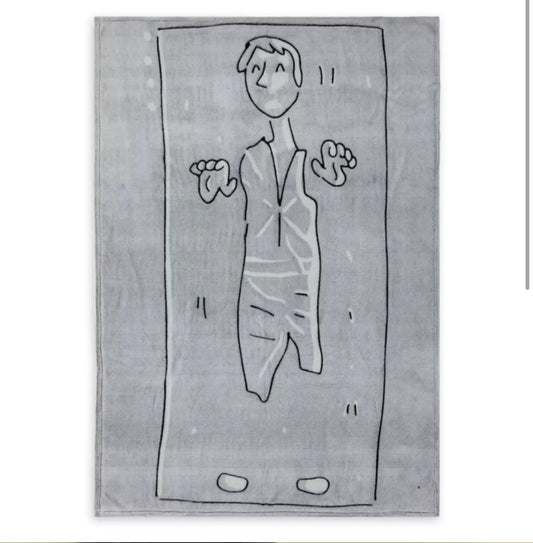 Disney Star Wars The Empire Strikes Back Hand Solo Carbonite Blanket Throw
