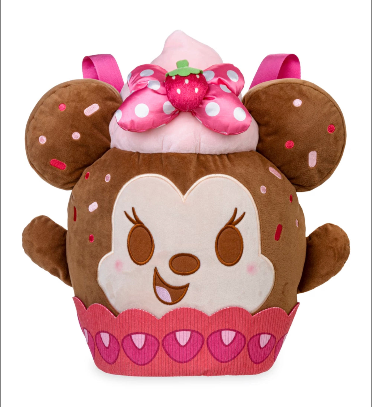 Disney Munchlings Minnie Cupcake Plush Backpack