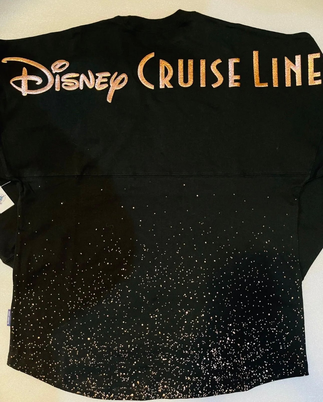 Disney Cruise Line DCL Rose Gold Black Spirit Jersey Medium