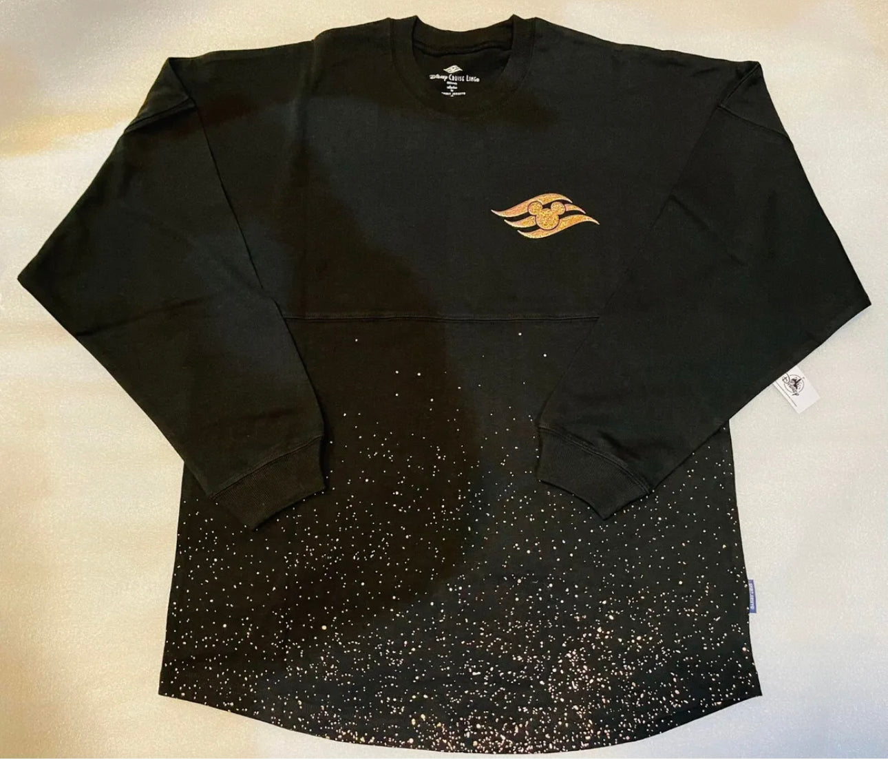 Disney Cruise Line DCL Rose Gold Black Spirit Jersey Medium