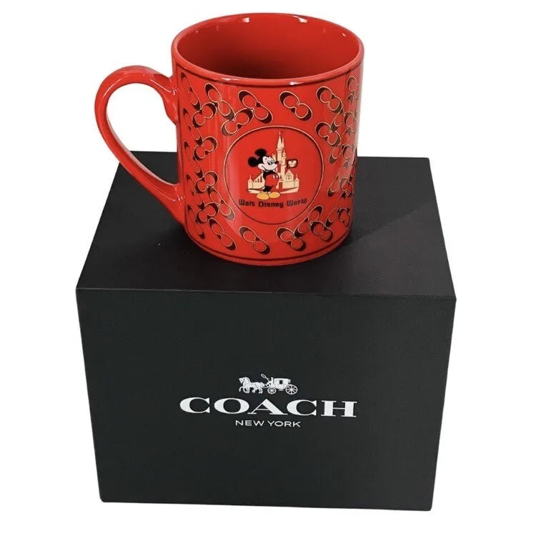 Coach X Disney World MK 50th Anniversary Mickey Mouse Castle Mug