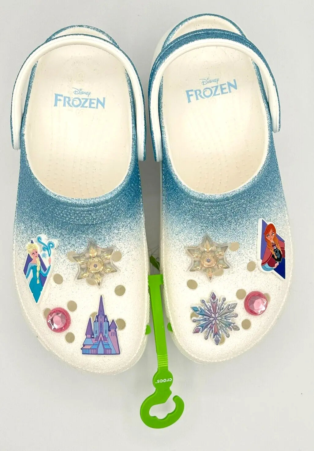 Disney Frozen Crocs Platform Glitter Clogs Women's