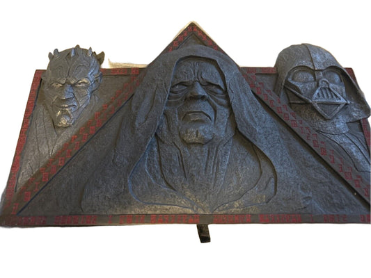 Disney Parks Star Wars Galaxy's Edge Sith Temple Wall Sculpture