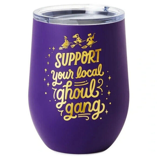 Hocus Pocus Disney Support Your Local Ghoul Gang Stemless Steel Cup Hallmark