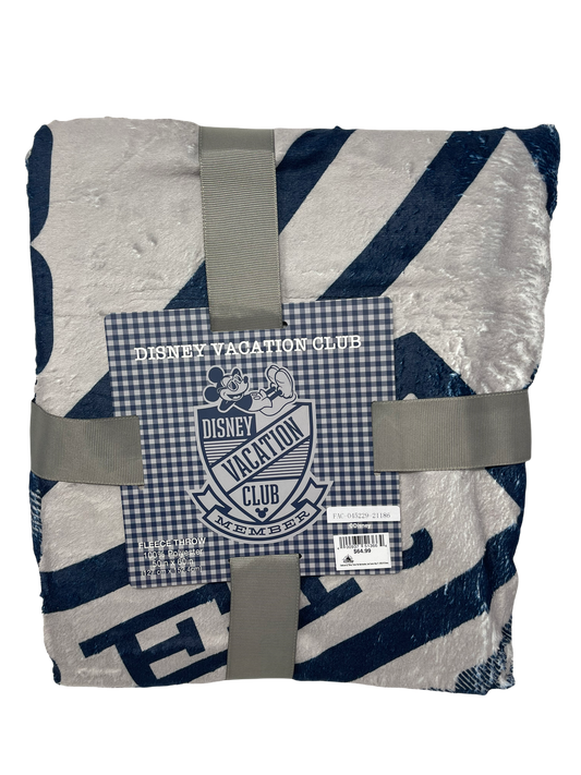 Disney Vacation Club Mickey Fleece Throw Blanket