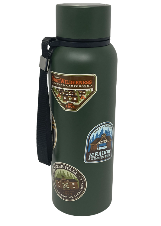 Disney Fort Wilderness 50th Anniversary Stainless Water Bottle