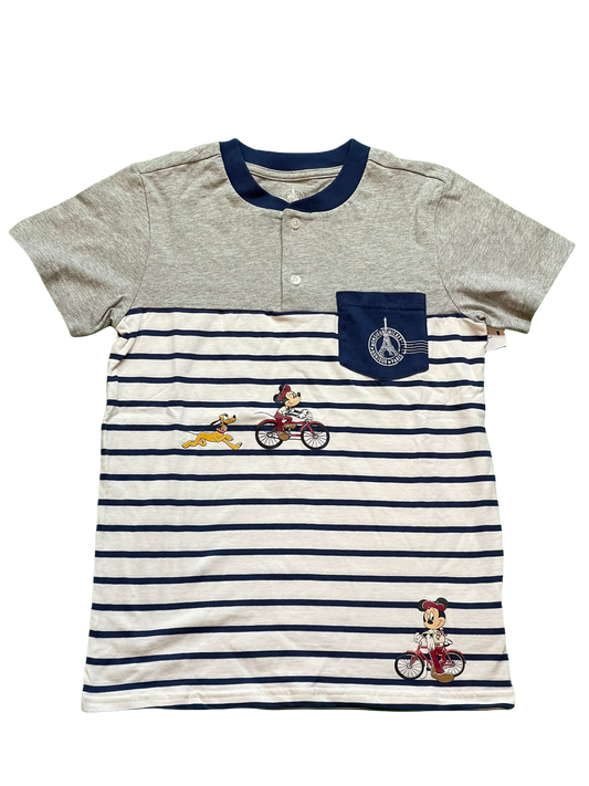 Disney Epcot France World Showcase Mickey, Minnie, Pluto Kids Shirt