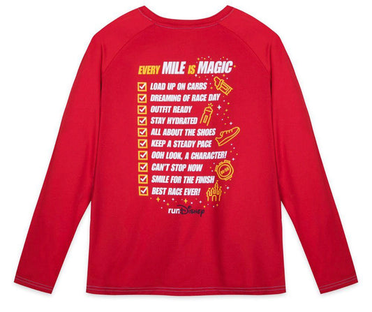 runDisney Checklist Long Sleeve T-Shirt for Men