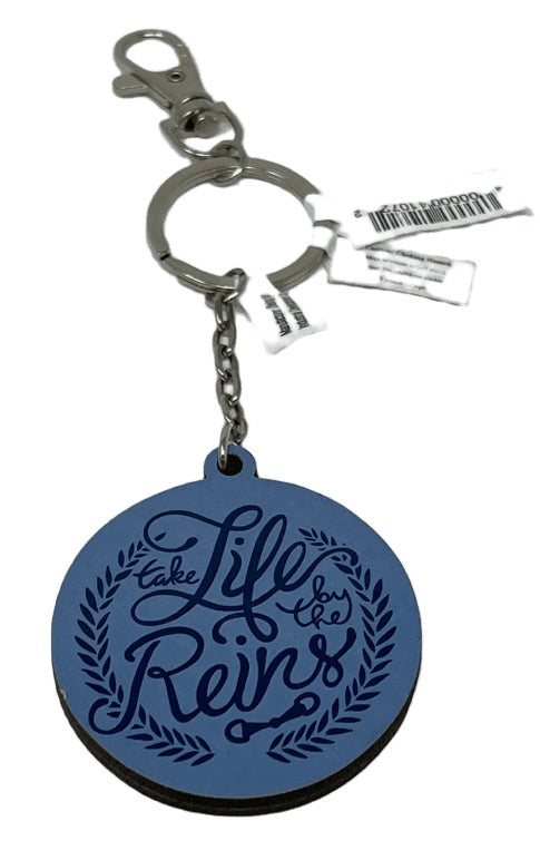 Disney Saratoga Springs Mickey Keychain-Take Life By the Reins