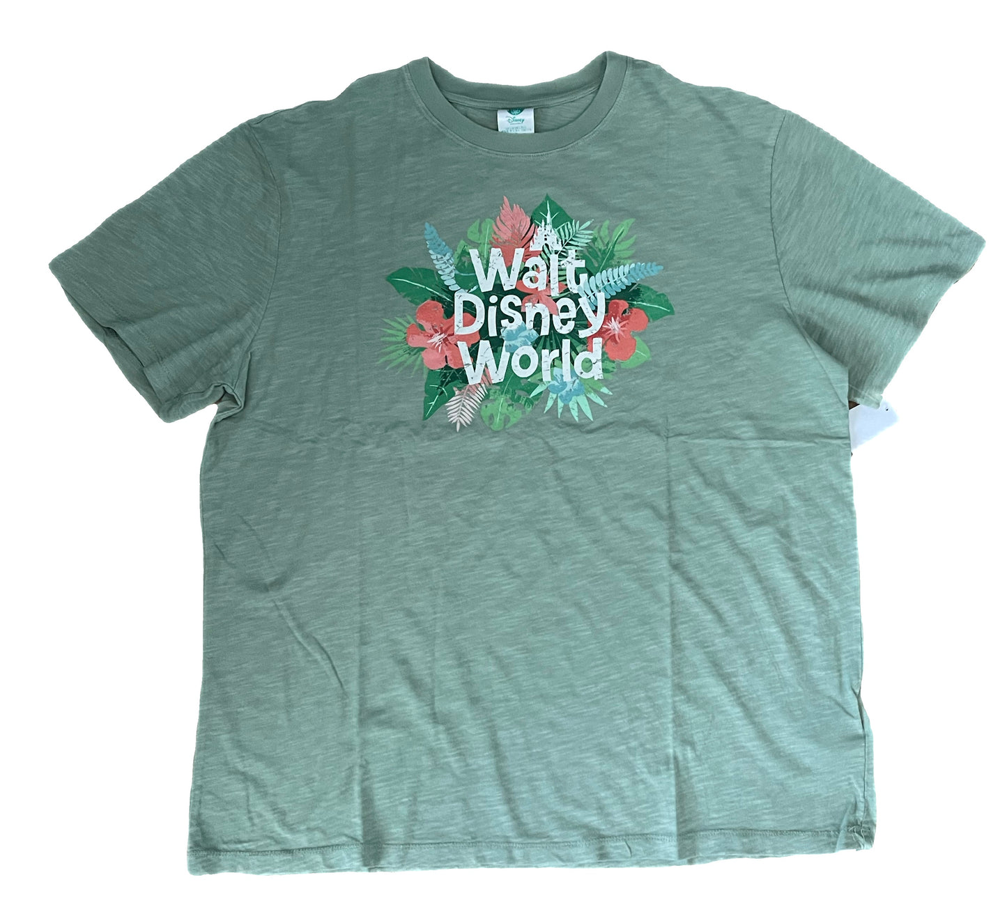 Walt Disney World Tropical Castle Burnout Shirt for Adults XXL