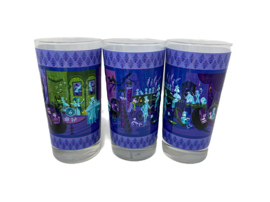 Disney Haunted Mansion Wonderground Shag Glass