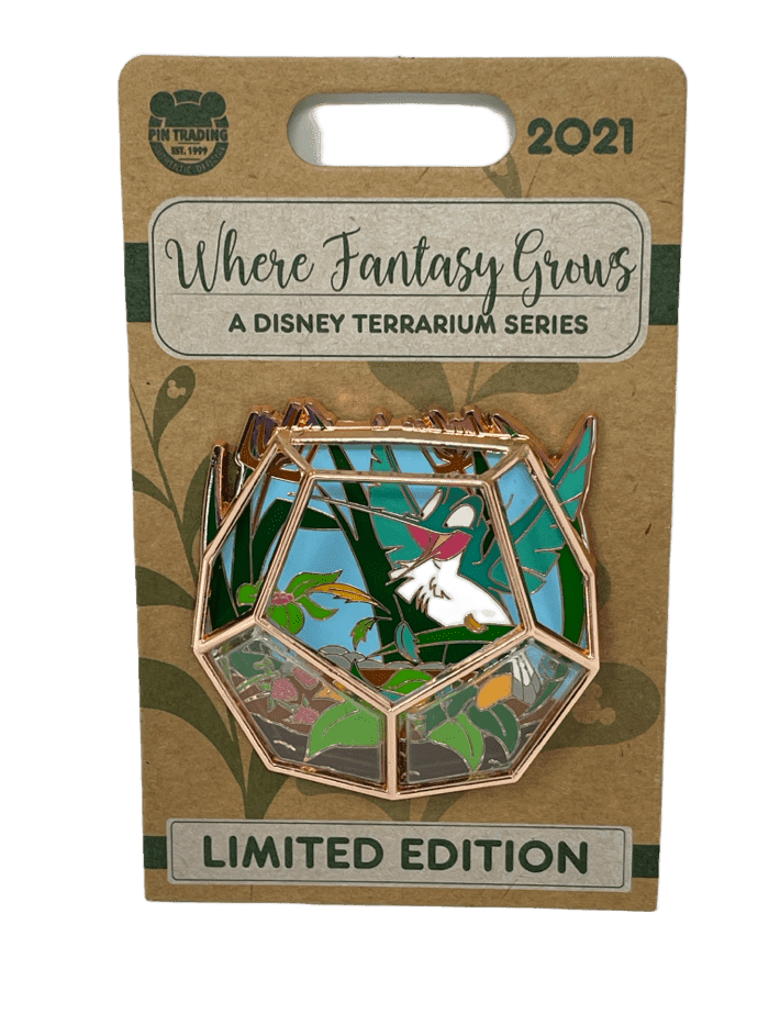 Disney Where Fantasy Grows Terrarium Pin-Pocahontas Flint Limited Edition