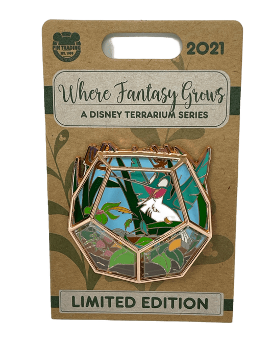 Disney Where Fantasy Grows Terrarium Pin-Pocahontas Flint Limited Edition