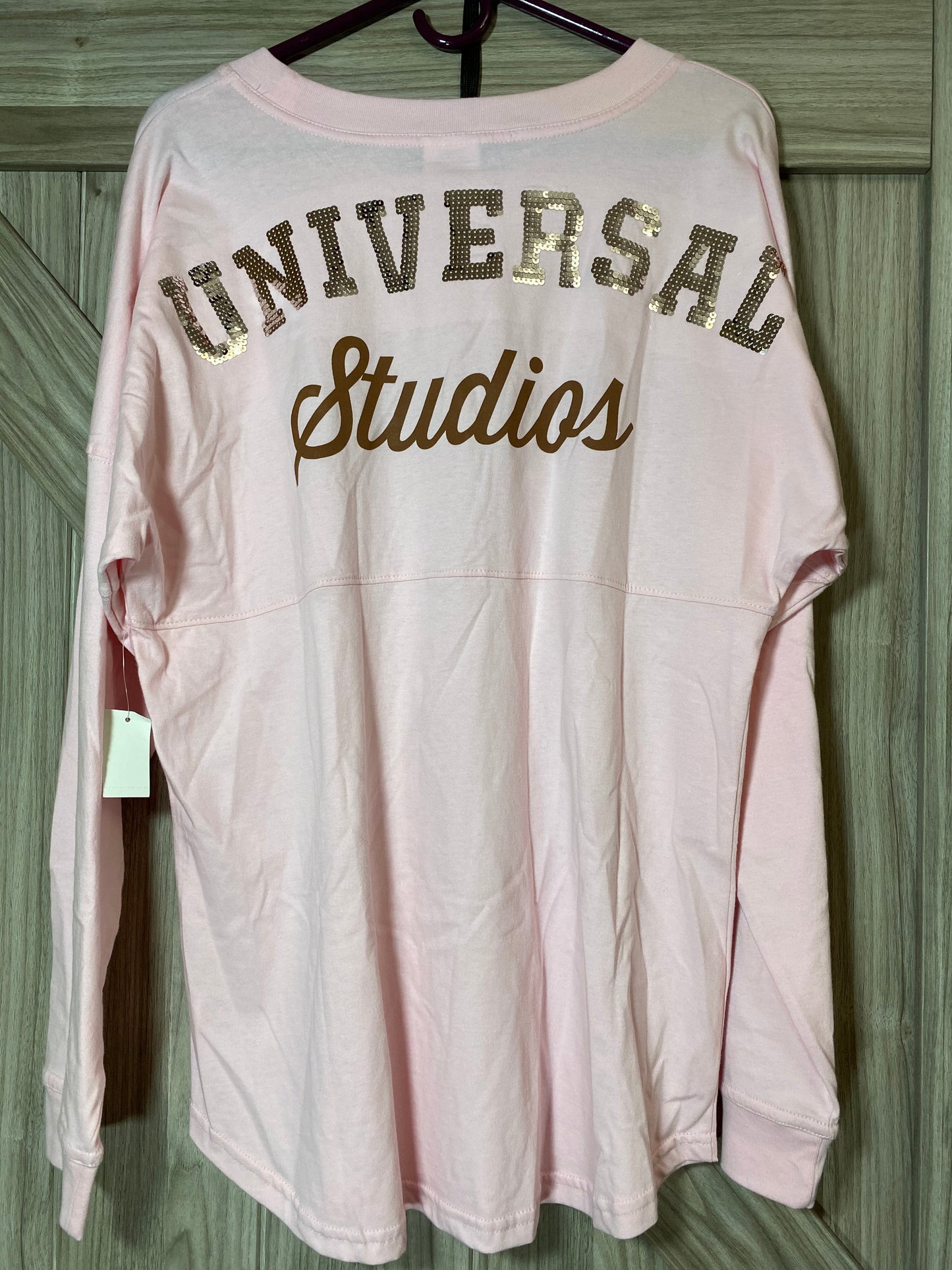 Universal Studios Rose Gold Sequin “Spirit Jersey”