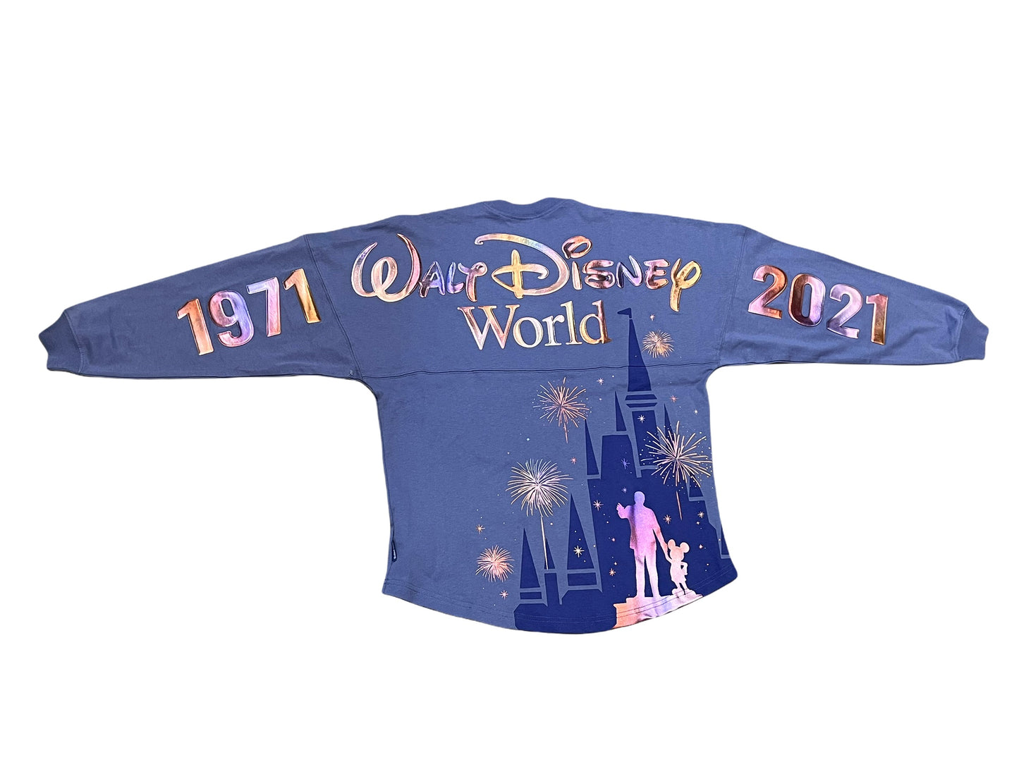 Walt Disney World 50th Anniversary October 1 Iridescent Spirit Jersey XS