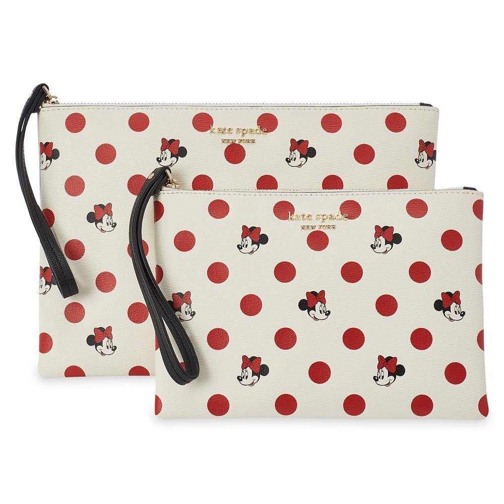 Disney Minnie Mouse Polka Dot Pouch Duo by kate spade new york - World of Treasures