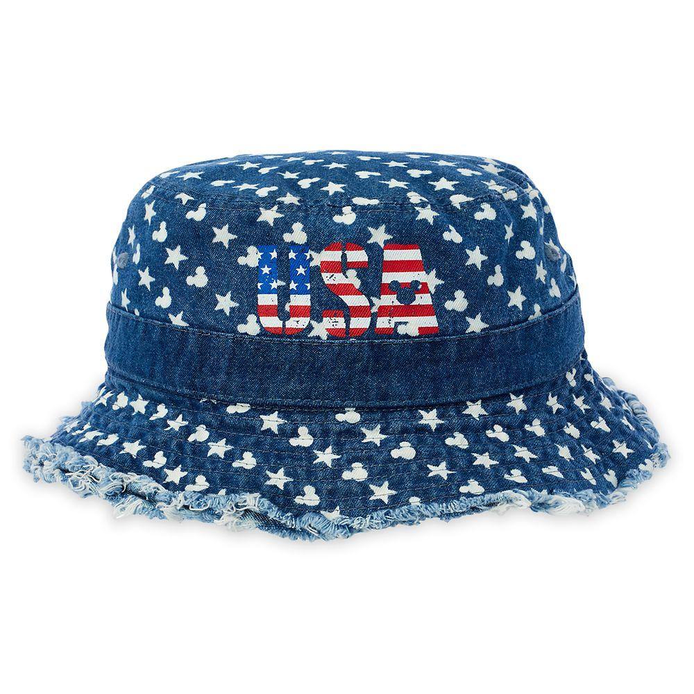 Disney Mickey Mouse Icon Americana Bucket Hat for Adults - World of Treasures