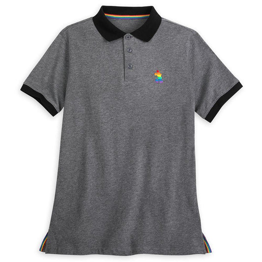 Disney Rainbow Collection Mickey Mouse Polo Shirt for Adults - World of Treasures