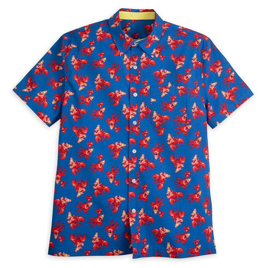 Disney The Little Mermaid Sebastian Woven Shirt for Men - World of Treasures