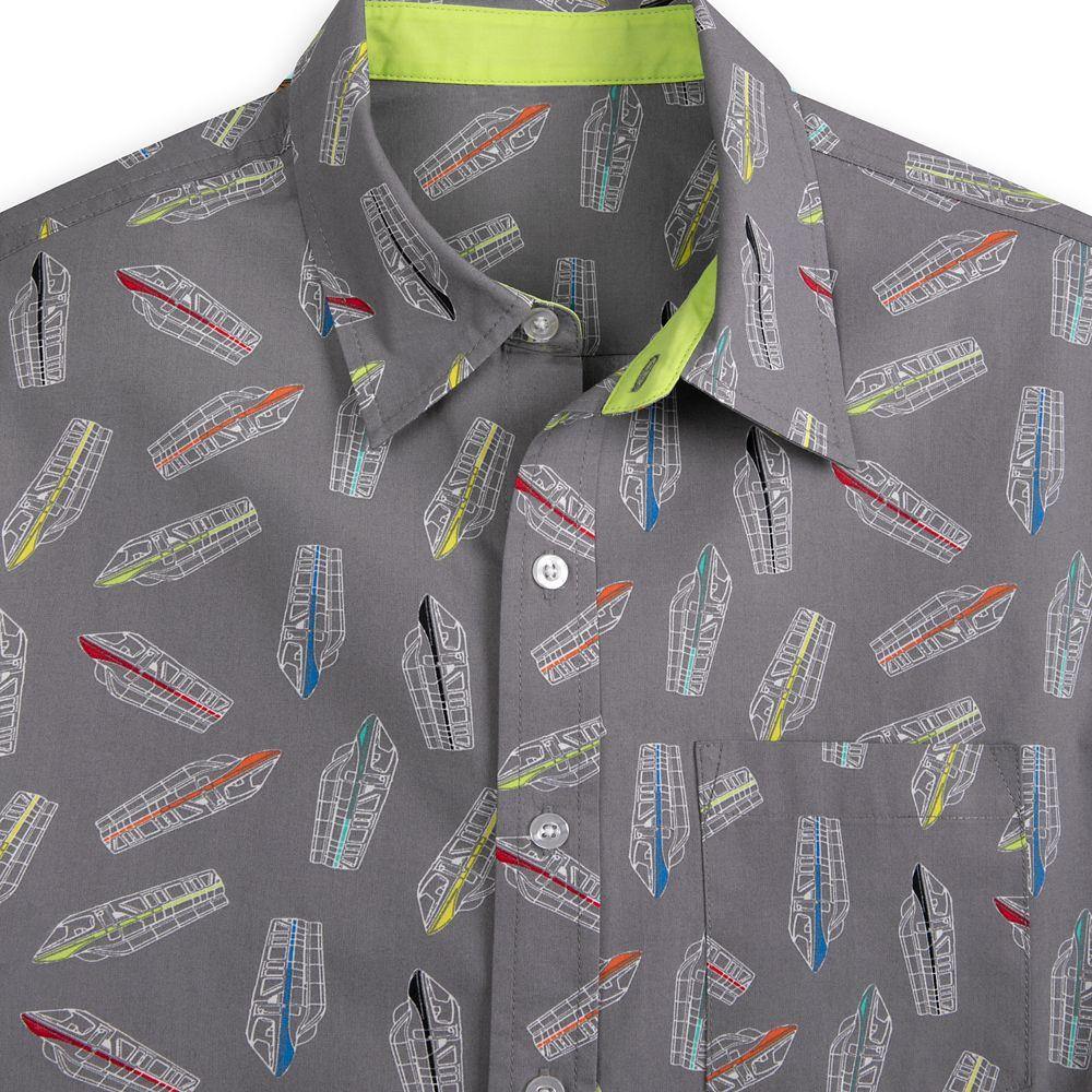 Disney Monorail Woven Shirt for Men - World of Treasures