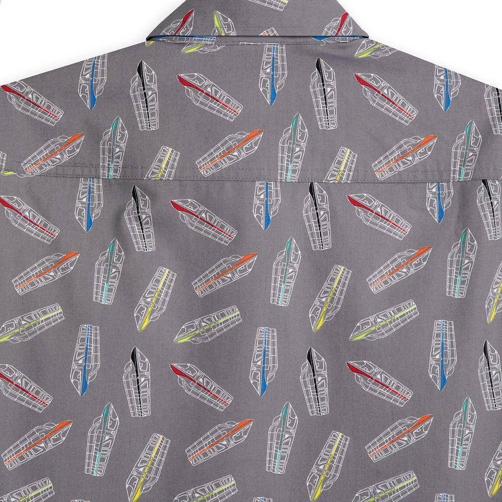 Disney Monorail Woven Shirt for Men - World of Treasures