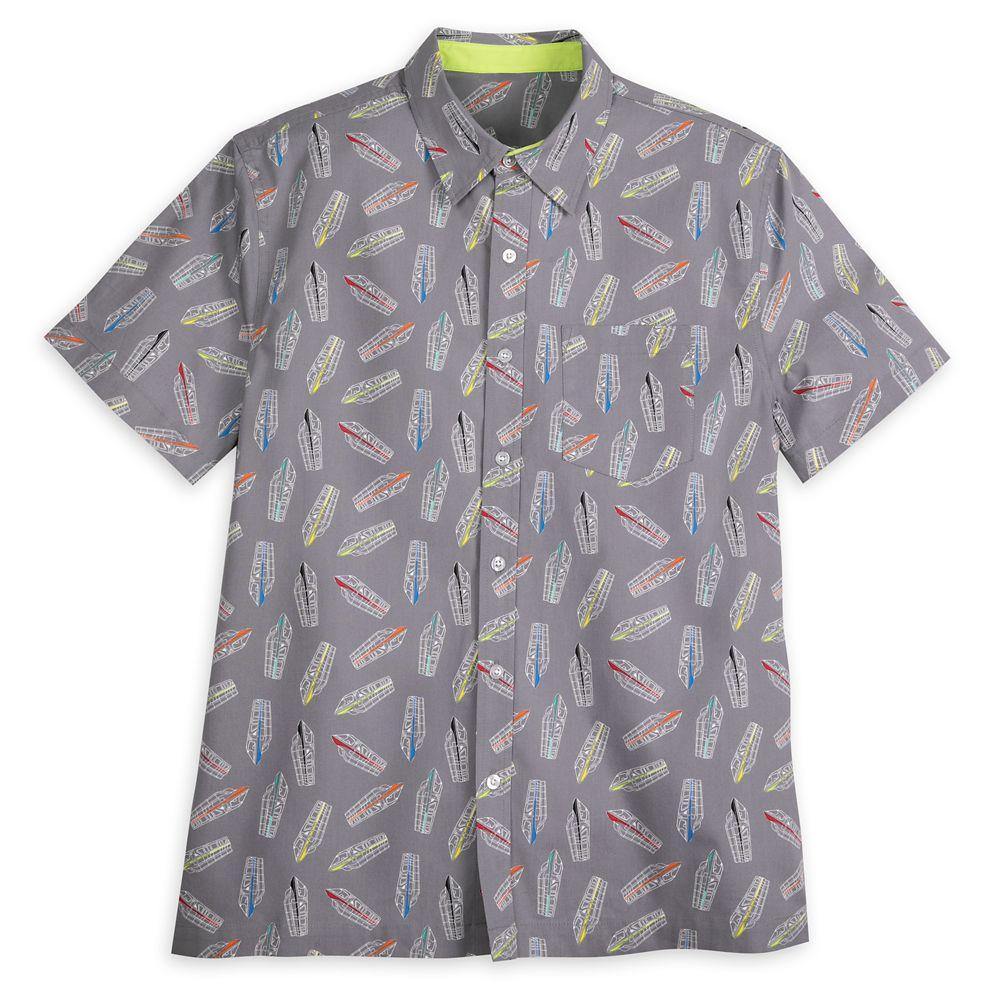 Disney Monorail Woven Shirt for Men - World of Treasures