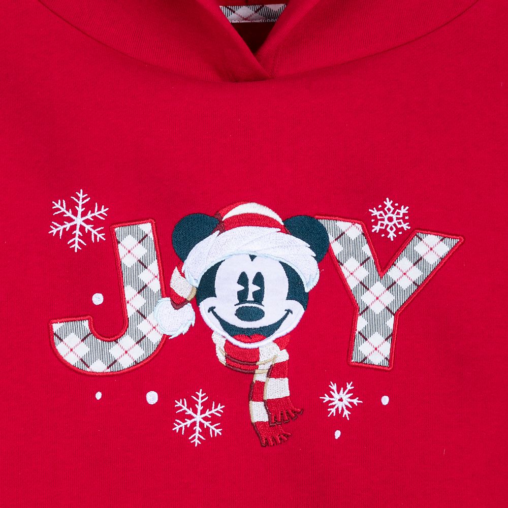 Disney Mickey Joy Holiday Pullover Hoodie for Women