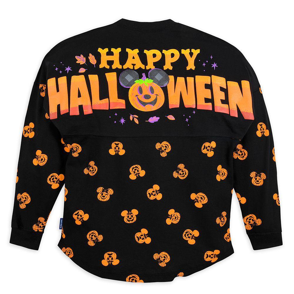 Disney Mickey and Minnie Pumpkin Happy Halloween Spirit Jersey for Adults - World of Treasures