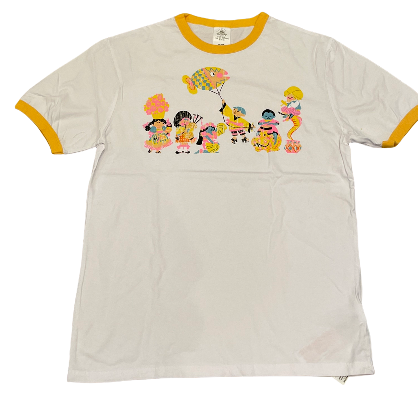 Walt Disney World 50th Anniversary Small World Ringer Shirt