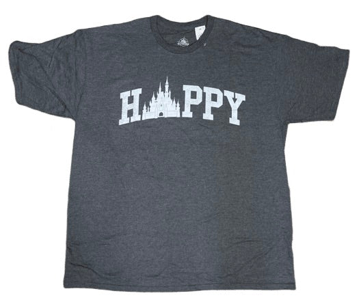 Disney HAPPY Castle Shirt for Adults