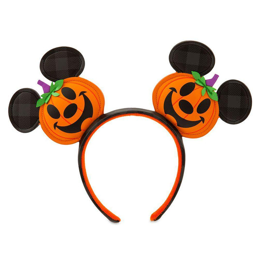 Disney Mickey Jack-o'-Lantern Pumpkin Ear Headband-2021 - World of Treasures