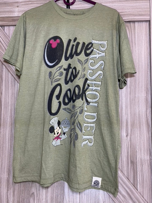 Disney Epcot Food and Wine Festival 2020 Olive to Cook Mickey Shirt
