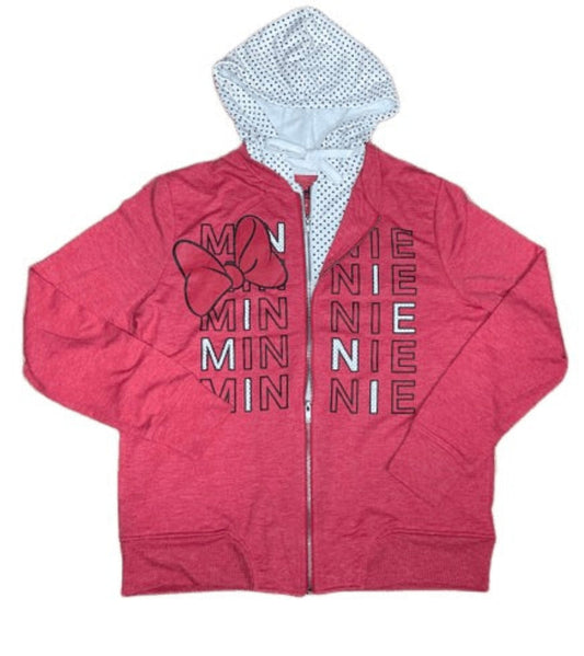 Disney Minnie Mouse Lounge Zip Hoodie for Women