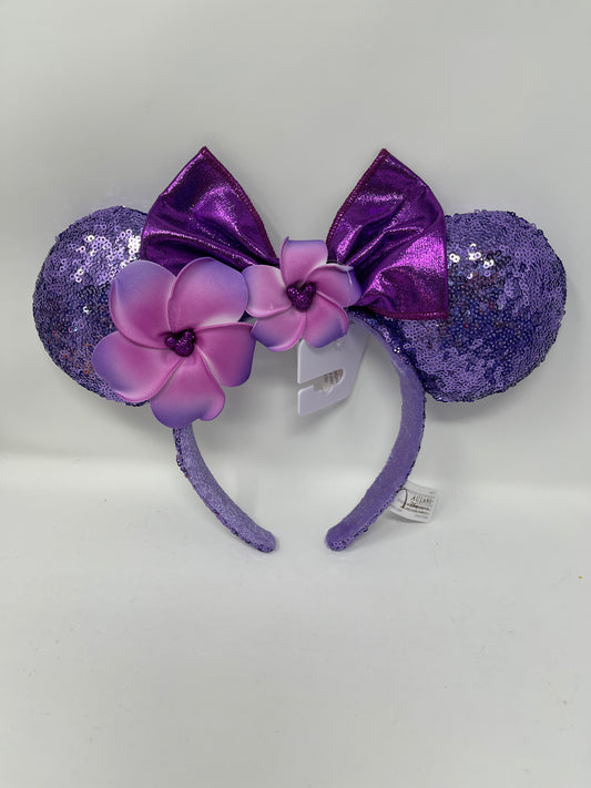 Disney Aulani Exclusive Ultraviolet Purple Potion Minnie Ear Headband