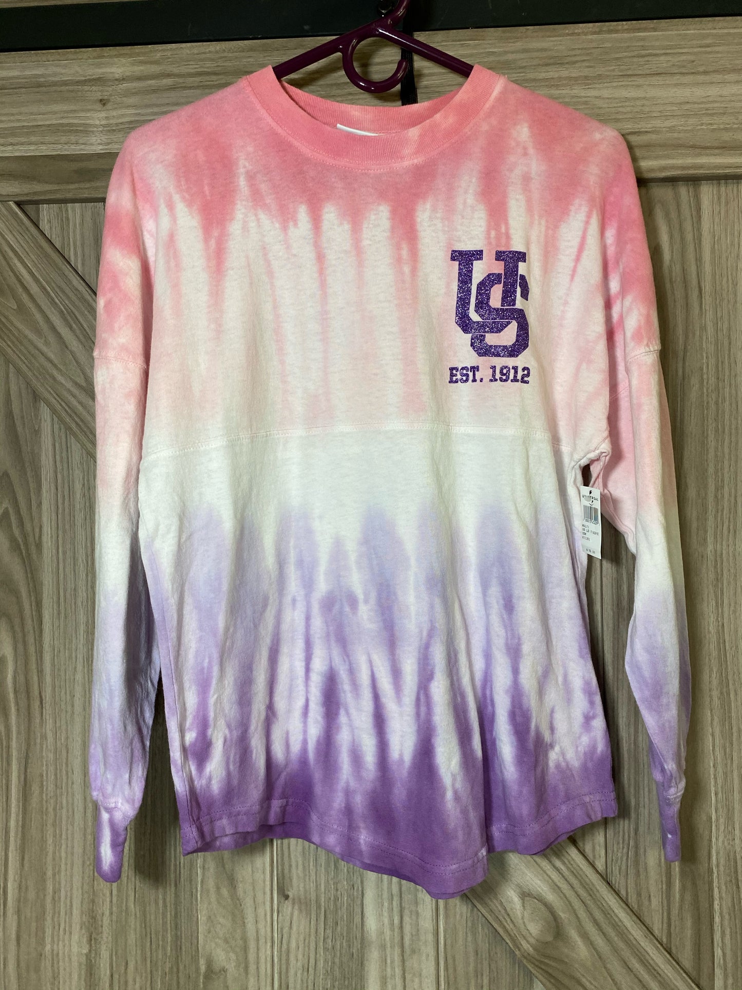 Universal Studios Tie Dye Glitter wingback jersey