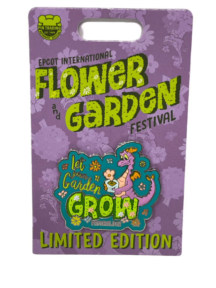 Disney Epcot 2021 Flower and Garden Festival Figment AP Pin LE 4000